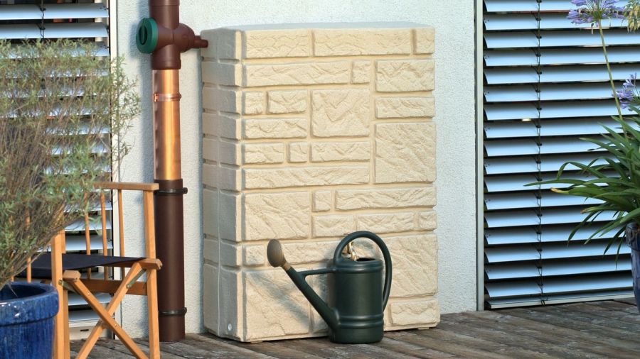 9000375K Maurano water butt. Colour: Sandstone