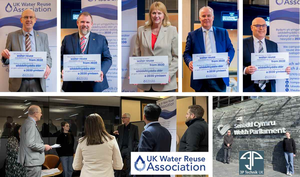 Members of the Senedd pledge for Water Reuse with members of the UK Water Resuse Association (UK WRA)