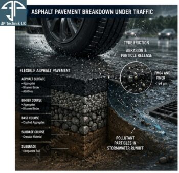 Asphalt Roads Breakdown and pollute receiving waters