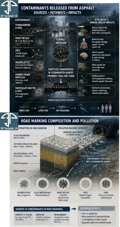 Pollution from Asphalt Road Surfaces and Road Markings