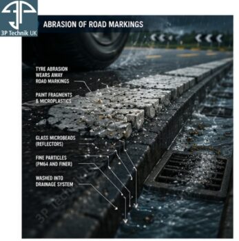 Road Markings Breakdown and Pollute Receiving Waters